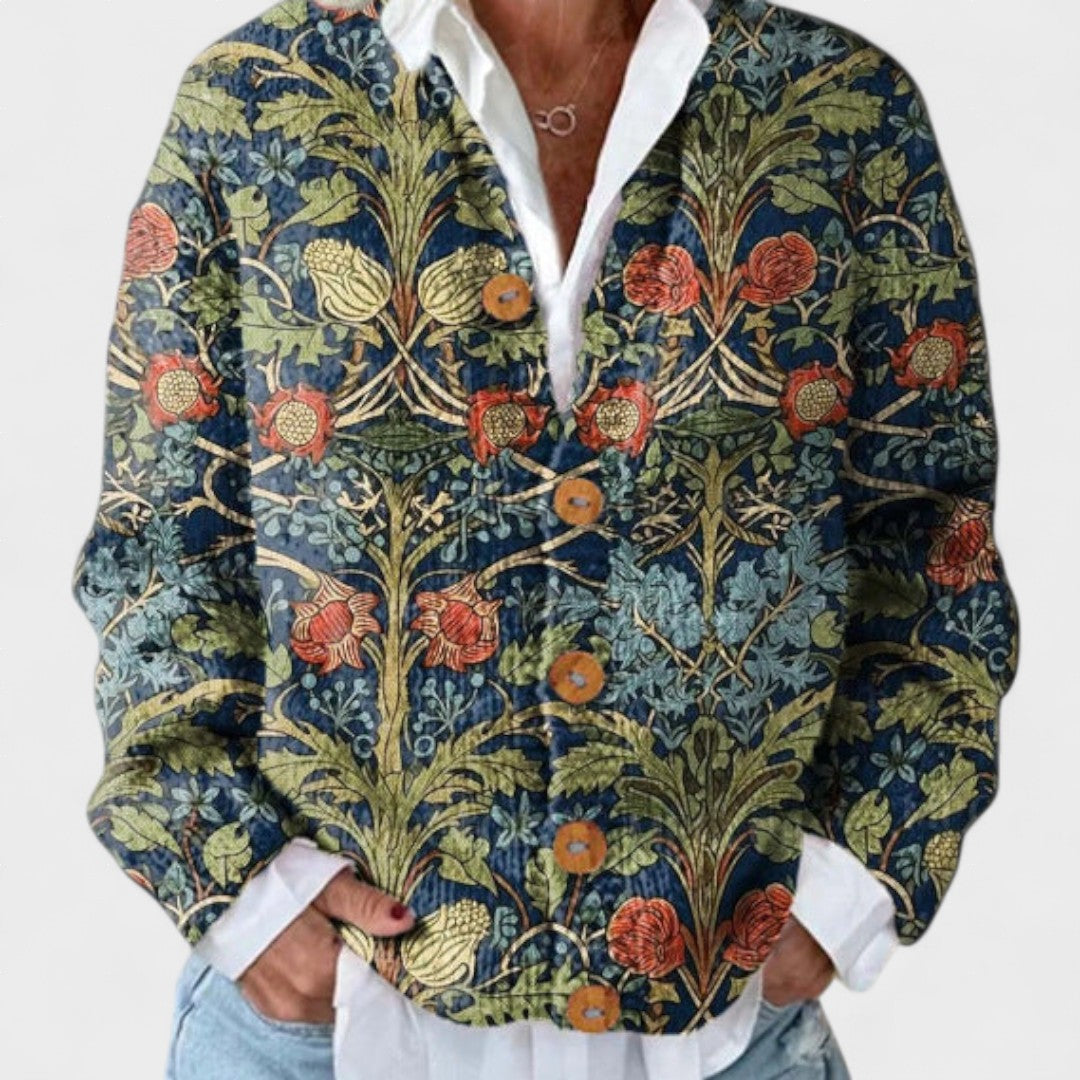 Clara™ | Cárdigan elegante con diseño floral