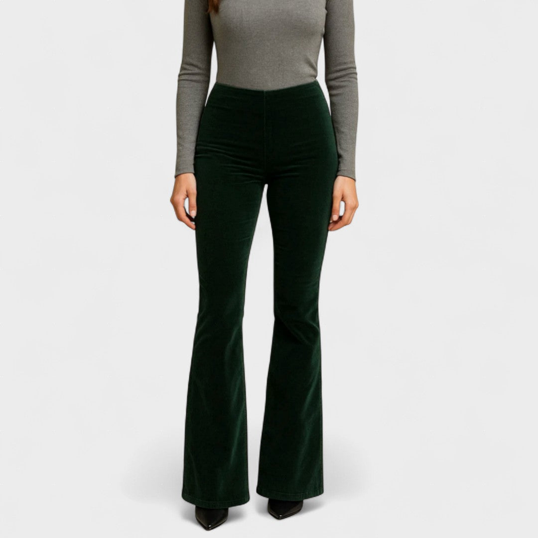 Adriana™ | Pantalones de pana acampanados