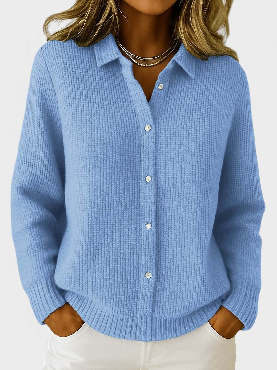 Lucía™ | Cárdigan clásico de punto con botones