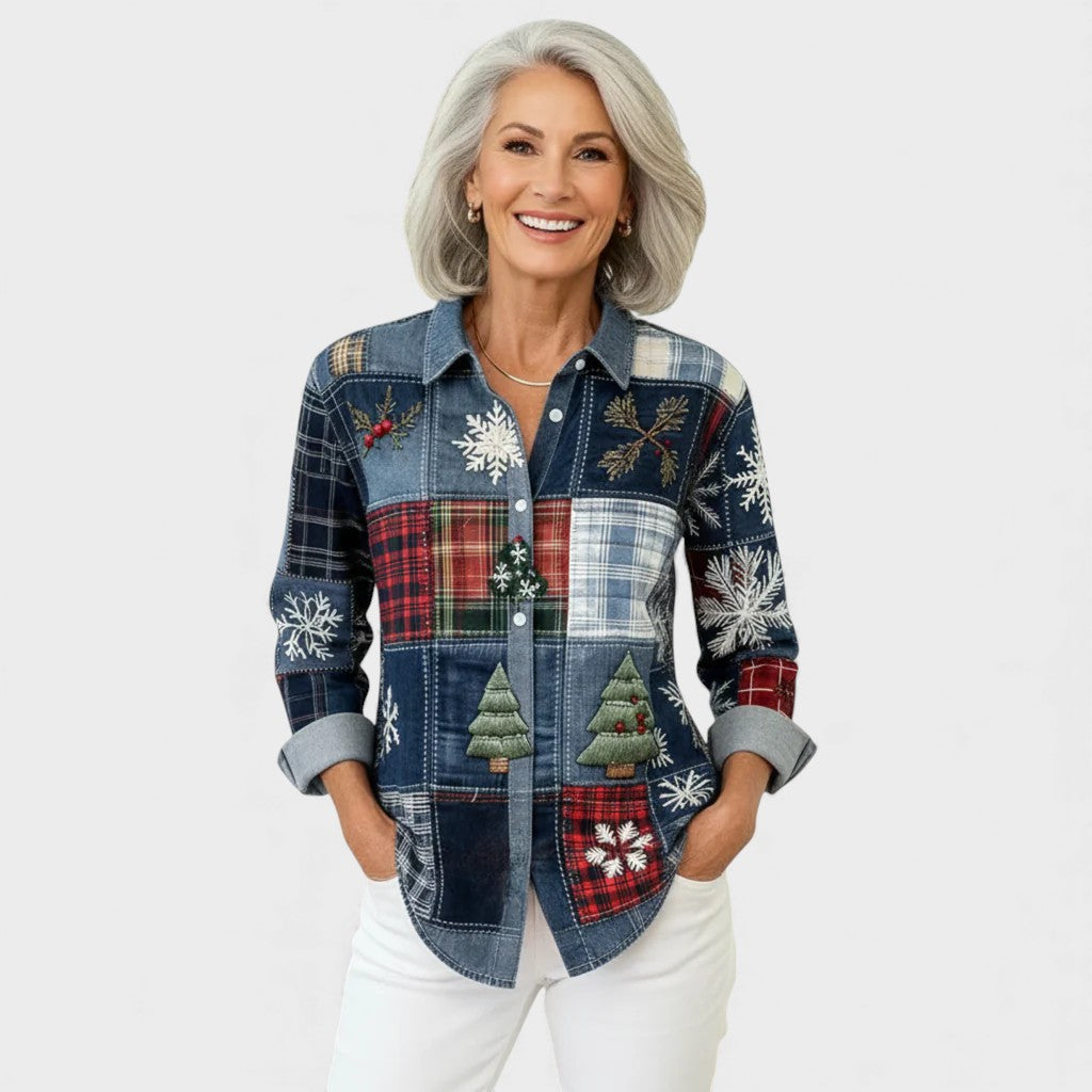 Vera™ | Blusa navideña casual