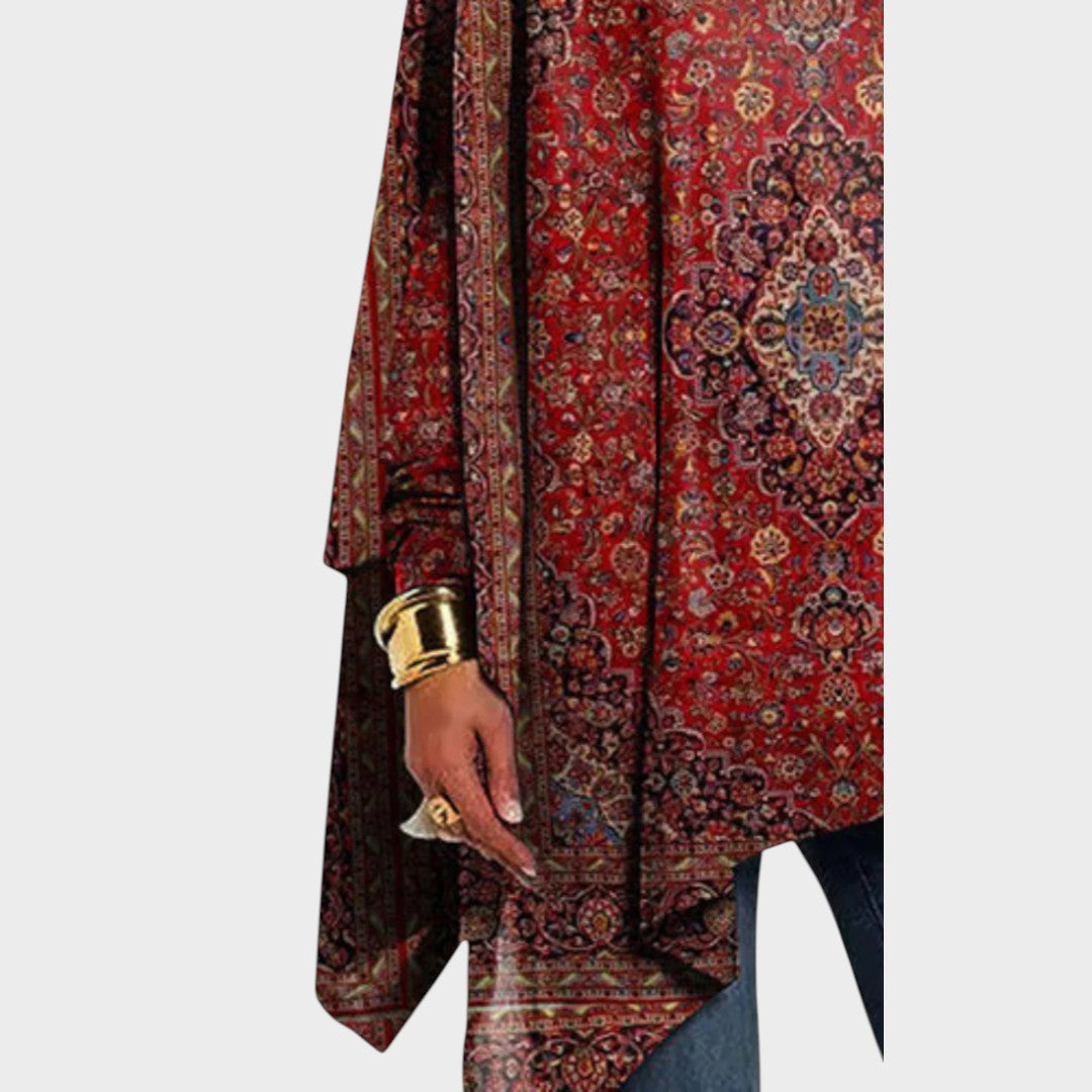 Antónia™ | Camiseta de Cuello Barco Elegante